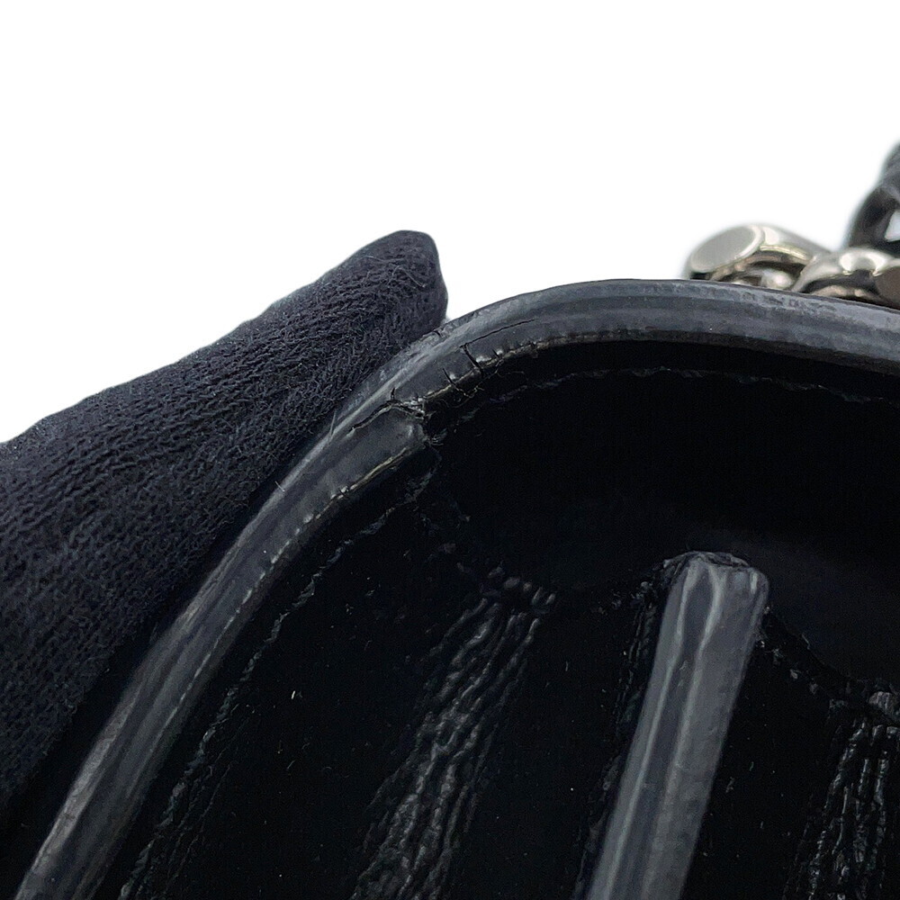 Saint Laurent Paris Chain Shoulder Bag Sunset Black - Picture 9 of 12